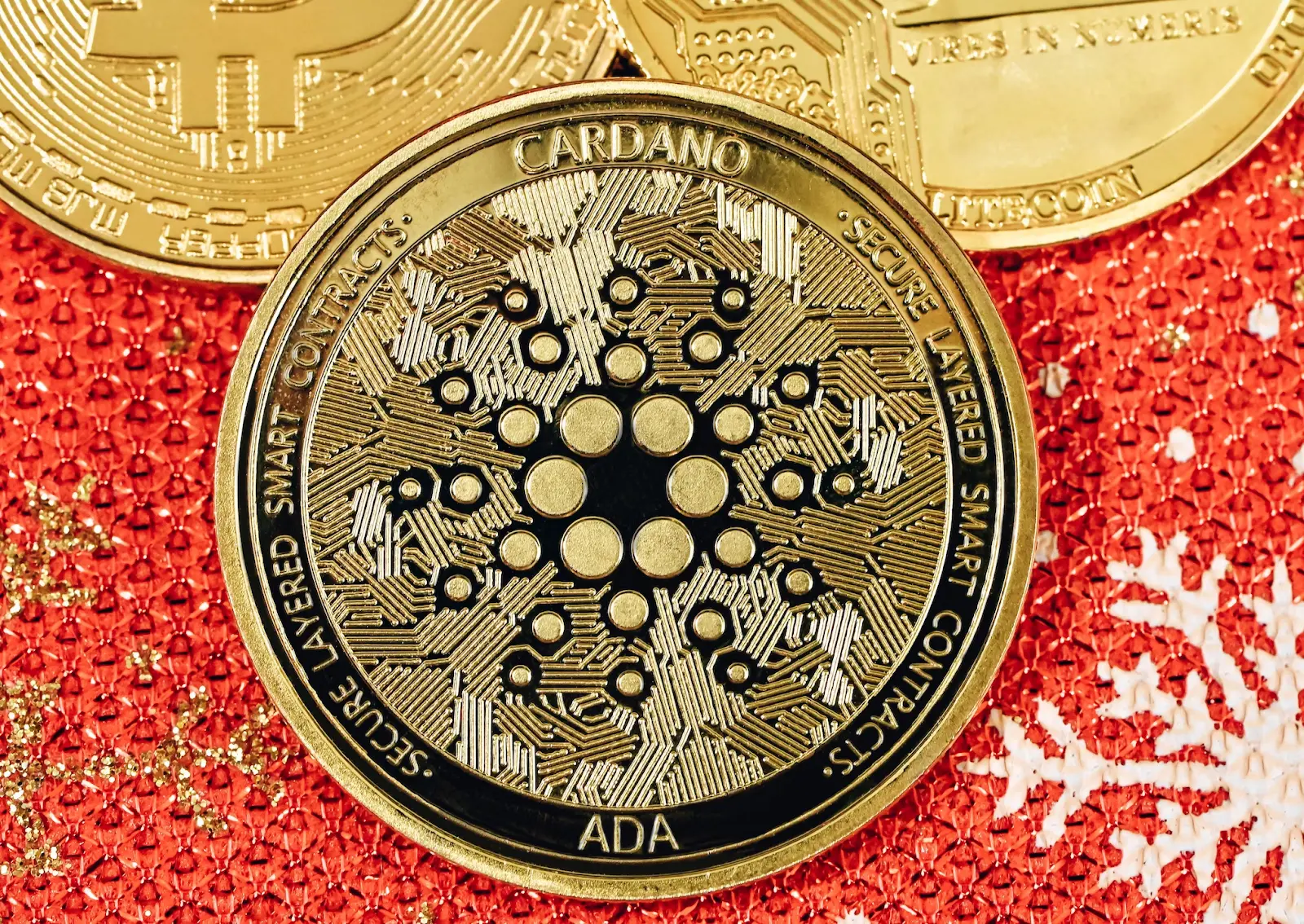 A 4K 3D illustration of Cardano coin (ADA)